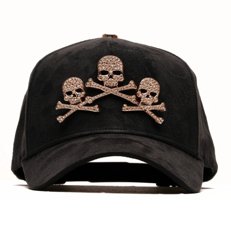 Gorra Barbas Hats - Skull 24k Oro Rosa