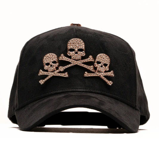Gorra Barbas Hats - Skull 24k Oro Rosa